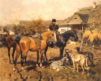 Przed polowaniem (1886)