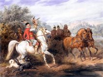 1868-wyjazd-na-polowanie-z-sokolem